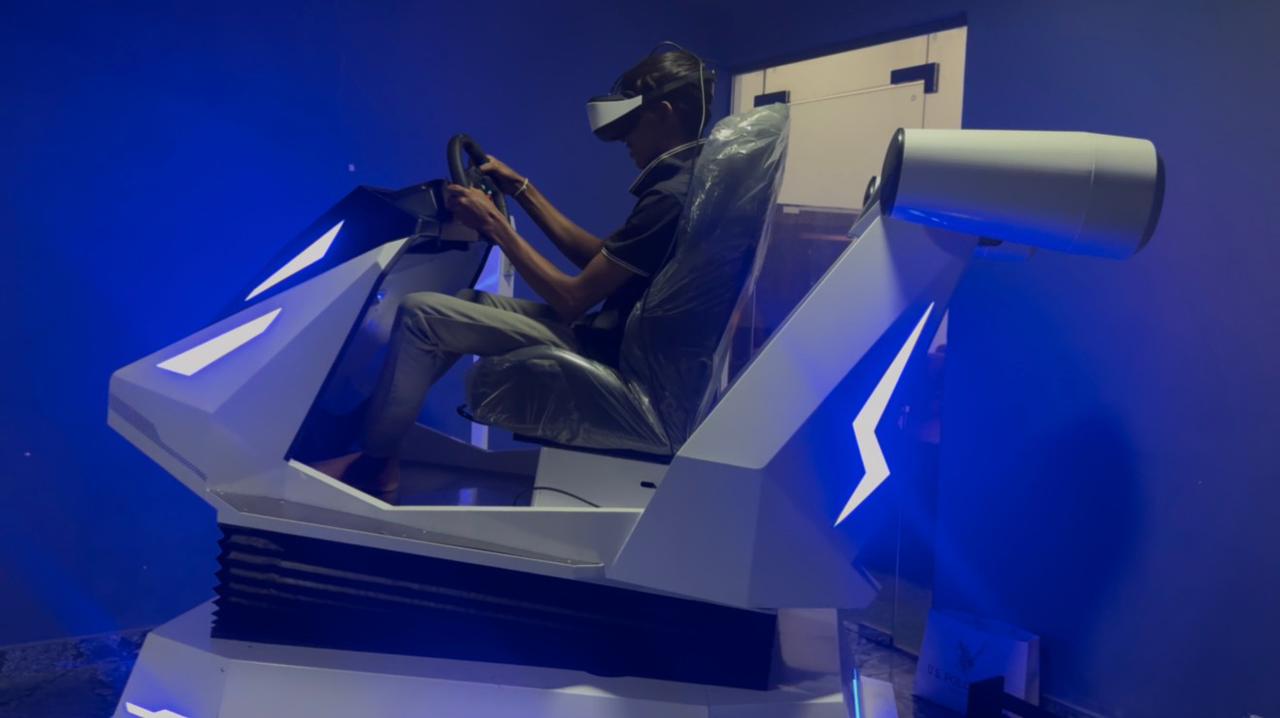 VR gaming activity at Bedazzle Waves